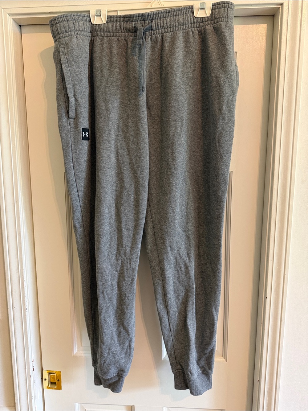 Under Armour Men's Heather Gray Fleece Joggers